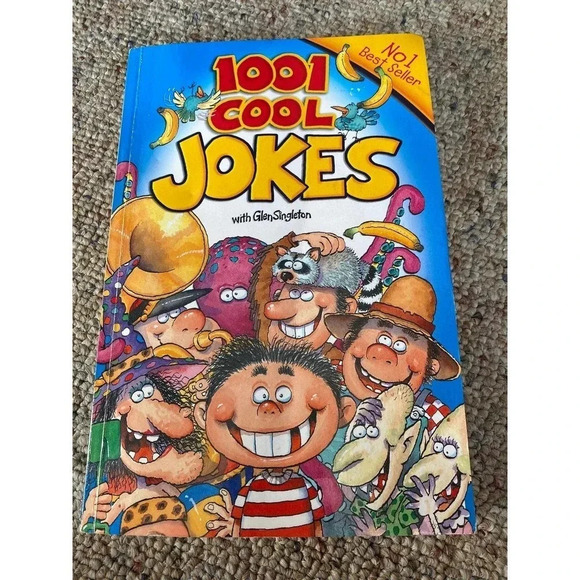 1001 Cool Jokes Book with Glen Singleton - Picture 1 of 2